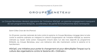 240125 - CP Groupe Beneteau & Stope B·EQUAL