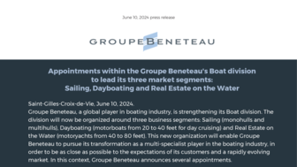 240610-Press Release Groupe Beneteau Boat division Appointments
