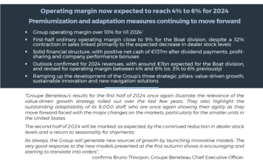 240925 BENETEAU PR Results-H1-2024