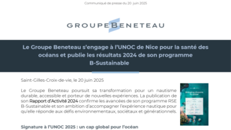 GROUPE BENETEAU RESULTATS B SUSTAINABLE 2024