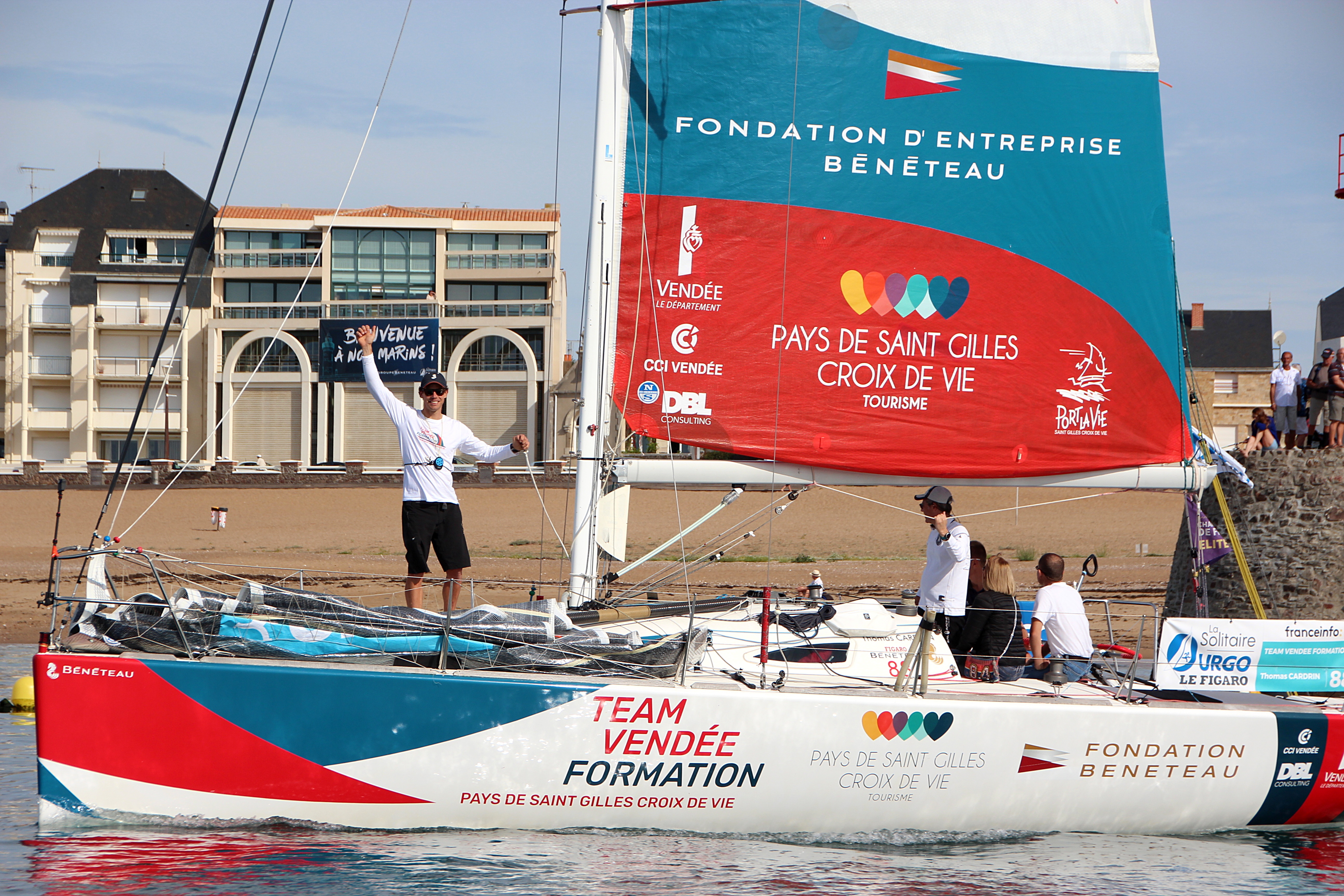 Thomas Cardrin, skipper Team Vendee Formation