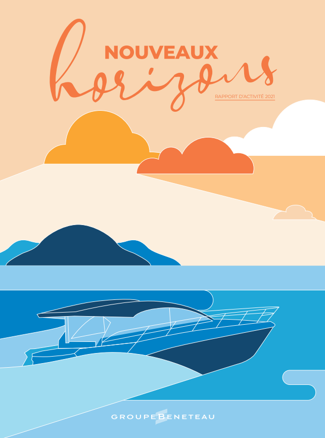 Couverture Rapport Activité 2021 - GROUPE BENETEAU