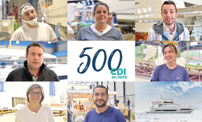 Le Groupe Beneteau recrute : objectif 500 CDI signés à fin 2022 !