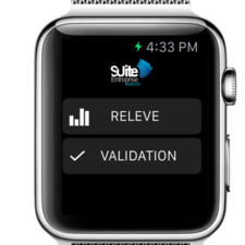 Suite Entreprise Watch - Menu principal - Apple Watch