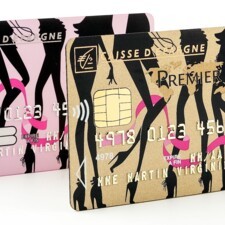 Visuels des cartes bancaires Caisse d'Epargne - Journée de la Femme