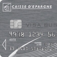Carte Visa Platinum Business Caisse d'Epargne