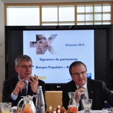 Signature du partenariat Banque Populaire - Bpifrance