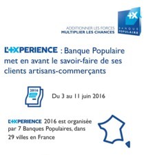 Infographie L'+xperience Banque Populaire