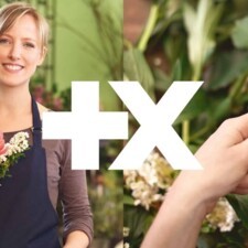 Illustration L'+xpérience fleuriste Banque Populaire