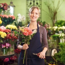 Portrait fleuriste L'+xpérience Banque Populaire