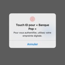 Illustration Touch ID application professionnelle Banque Populaire 2