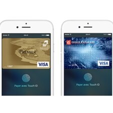 Visuel Apple Pay, disponible pour clients Banque Populaire et Caisse d'Epargne