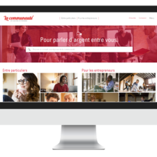 ecran fixe La Communauté Caisse d'Epargne