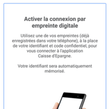 Activation de la connexion par empreinte digitale sur Banxo