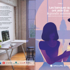 Visuel rapport annuel du Groupe BPCE - Tome 2
