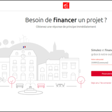 Accueil de Numairic, solution digitale de crédit