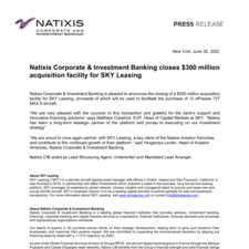 Natixis CIB closes 300 million acquisition facility for SKY Leasing.pdf