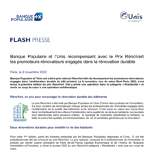 20221109_FlahPresse_Banque Populaire et Unis récompensent avec le Prix RénoVert les promoteurs-rénovateurs  .pdf