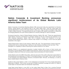 Press Release - Natixis CIB announces significant reinforcement of its Global Markets Latin America Sales Team 09.19.23.pdf