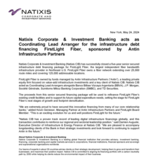 Press Release - Natixis CIB acts as Coordinating Lead Arranger for the infrastructure debt financing FirstLight Fiber.pdf
