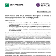 PR - Strategic partnership in payments - BNP Paribas and BPCE.pdf