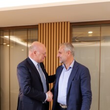 Photo Thierry Laborde (BNP Paribas) et Yves Tyrode (Groupe BPCE)