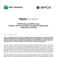 [PR] BNP Paribas and BPCE create Estreem.pdf