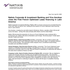 Press Release - Natixis CIB and Viva Aerobus close the first French Optimized Lease financing in Latin America.pdf