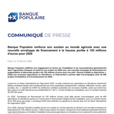 20260219_CP_BP_Banque Populaire renforce son soutien au monde agricole avec une nouvelle enveloppe de financement à la hausse portée à 120 millions d’euros pour 2026.pdf