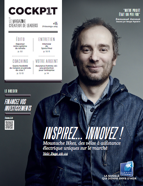 Visuel - « Cockpit », le magazine de la Banque Populaire dédié aux entrepreneurs