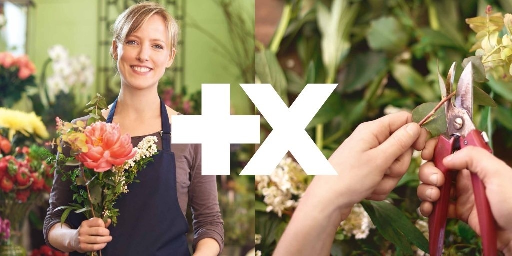 Illustration L'+xpérience fleuriste Banque Populaire