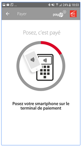 Paiement sans contact Paylib sur mobile Caisse d'Epargne