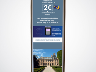 Le Groupe BPCE, Visa et HeoH innovent et lancent ensemble le don sans contact pour contribuer à la préservation du patrimoine