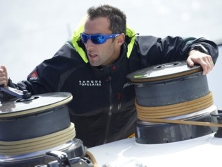 Un bateau aérien et futuriste
