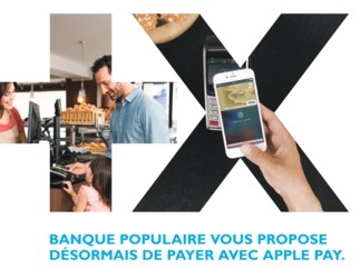 Banque Populaire lance une nouvelle campagne TV présentant le paiement avec Apple Pay