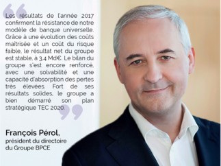 Résultats du quatrième trimestre et de l'année 2017 du Groupe BPCE