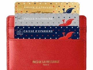 Caisse d’Epargne and Ines de la Fressange Paris have teamed up to create an exclusive collection of bank cards in support of the breast cancer association “Le Cancer du Sein, Parlons-en!”