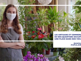 Banque Populaire affiche son soutien aux artisans commerçants avec Marcel