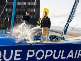 Le Maxi Banque Populaire XI a été baptisé au Havre par Tony Estanguet
