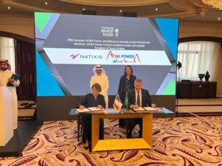 ACWA Power signs cooperation agreement with Natixis Corporate & Investment Banking to finance new projects