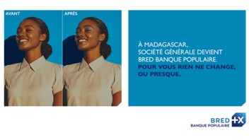 La BRED Banque Populaire devient le principal actionnaire de la 1ère banque de Madagascar