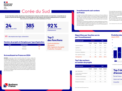 Bilan 2024 / fiche pays : Corée du Sud