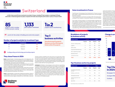 Annual report 2024 / Country fact sheet : Switzerland