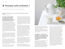 Pourquoi cette confusion ? Interview Olivier Lepiller, docteur en sociologie et chercheur au Cirad, UMR Moisa, Montpellier