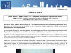 Communiqué de presse - Entrée du 4eme collège au Cniel