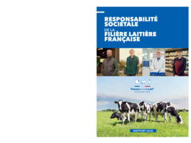 RAPPORT 2020 – RESPONSABILITÉ SOCIÉTALE DE LA FILIÈRE LAITIÈRE FRANÇAISE