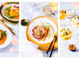Menu festif avec du lait, un invité de qualité !