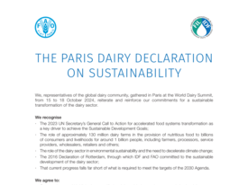 Manifesto the Paris Dairy Declaration