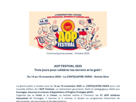 AOP FESTIVAL 2025 - Trois jours pour célébrer les terroirs et le goût !