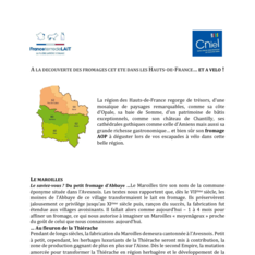 A la découverte des fromages cet été - Hauts-de-France.